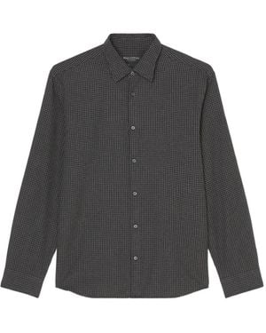 Marc O' Polo Checked Button-Up Shirt - Gray