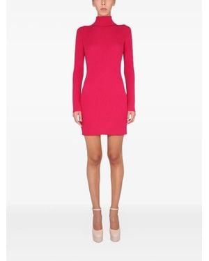 DSquared² Turtleneck Mini Dress - Red