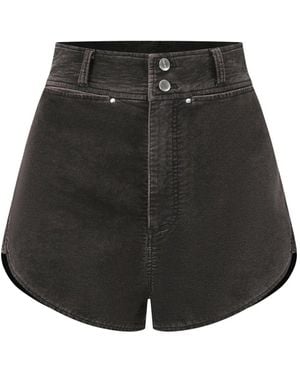 Oude Waag High-Waisted Shorts - Black