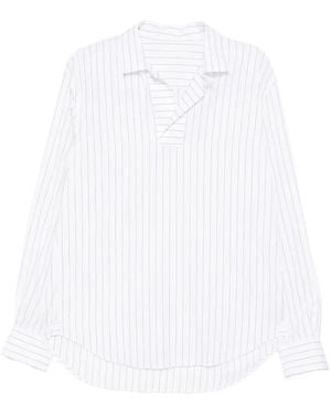 BOURRIENNE Camisa Marin A Rayas - Blanco