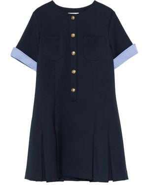 Sandro Short Sleeve Dress - Blue