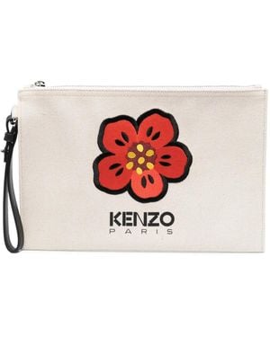 KENZO Boke Flower クラッチバッグ - ホワイト