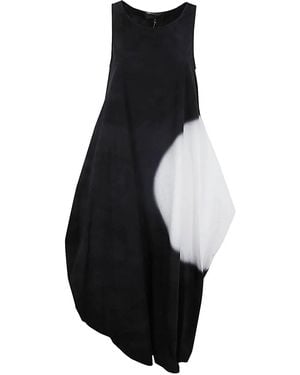 Maria Calderara Panelled Dress - Black