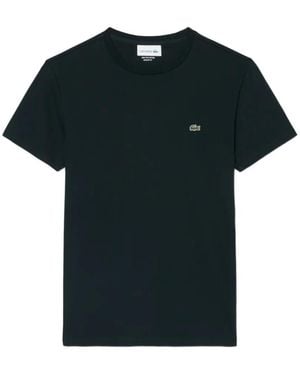 Lacoste Logo-Patch Cotton T-Shirt - Black