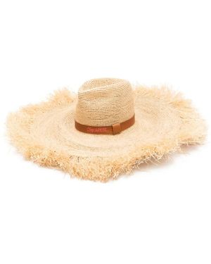 DSquared² Raffia Sun Hat - Natural