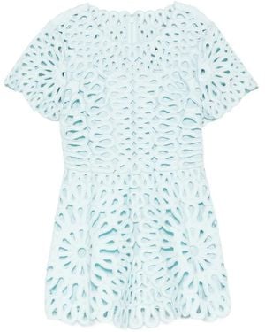 Jonathan Simkhai Emrys Cut-Out Mini Dress - Blue