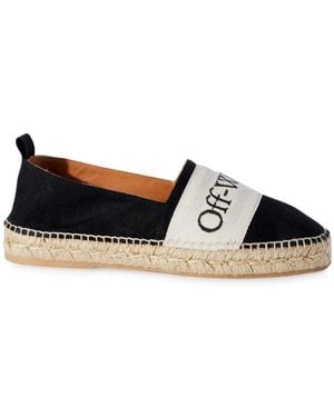 Off-White c/o Virgil Abloh Off Linen Espadrilles - Black