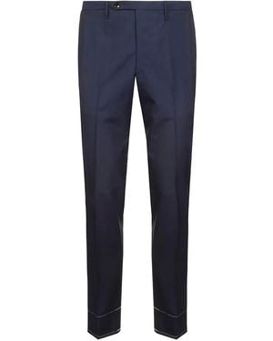 Rota Press-Crease Trousers - Blue