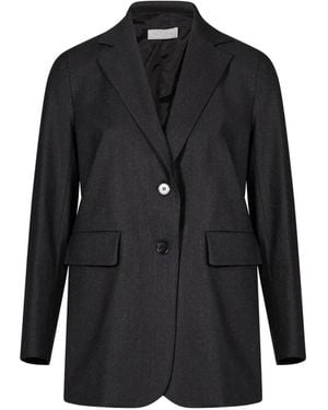 Antonelli Single-Breasted Notched-Lapels Jacket - Black