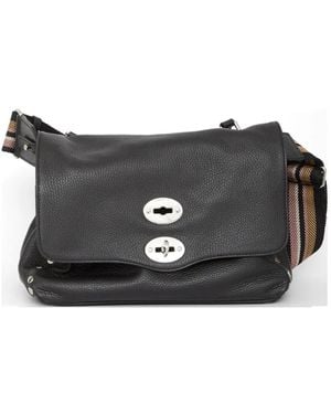 Zanellato Small Postina Grained-Leather Tote Bag - Black