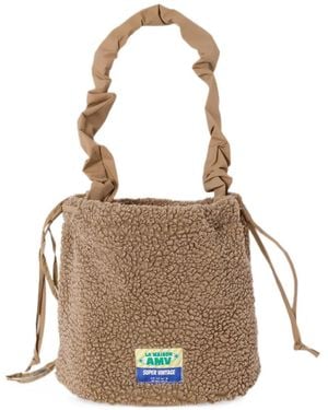 American Vintage Borsa A Spalla Con Coulisse - Bianco