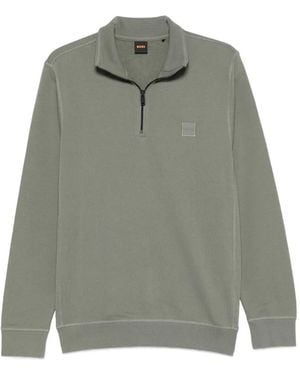 BOSS Zipped Sweatshirt - Grey