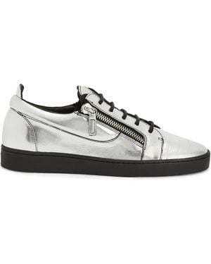 Giuseppe Zanotti Frankie Double-Zip Low-To Trainers - White