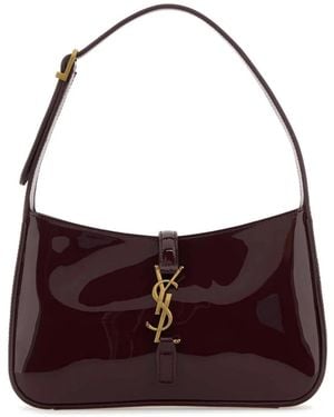 Saint Laurent Le 5 À 7 Shoulder Bag - Purple