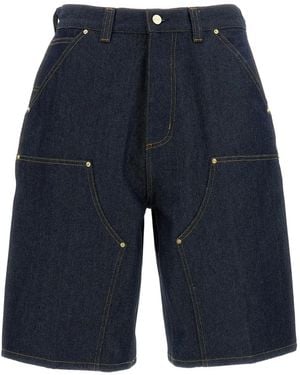 Carhartt Short Og Aden Double Knee - Bleu