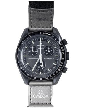 Swatch X Omega Mission To Mercury 47.30Mm Watch - Black
