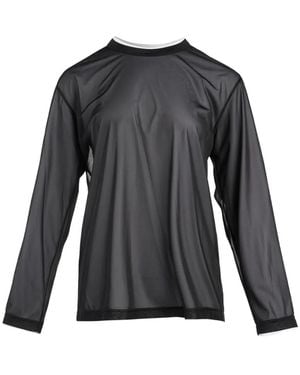 Comme des Garçons T-Shirt Im Layering-Look - Grau