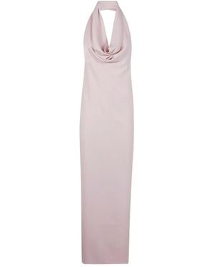 DR. HOPE Cowl-Neck Maxi Dress - Purple