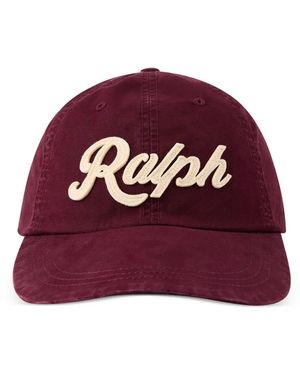 Polo Ralph Lauren Casquette À Motif Brodé - Red