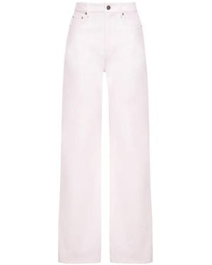 Adam Lippes Lucy Straight-Leg Jeans - White