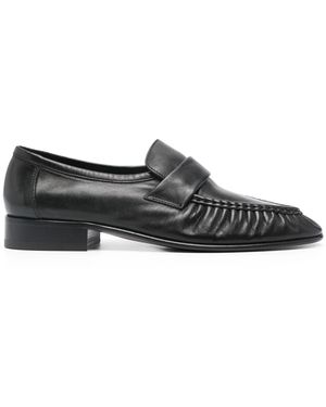 The Row Penny-Loafer Mit Faltendetails - Grau