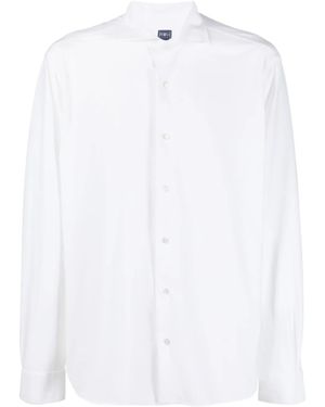 Fedeli Sean Cotton-Blend Shirt - White