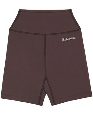 Sporty & Rich ショートパンツ - パープル