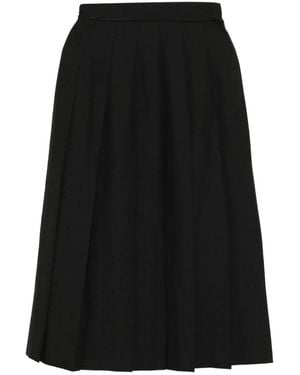 To b. by agnès b. Pleated Skirt - Black