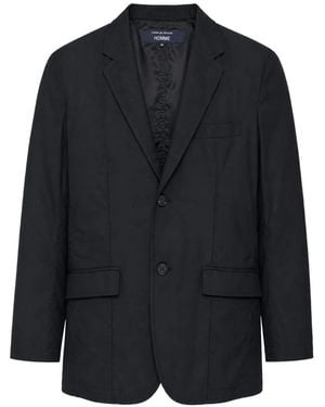 Comme des Garçons Wool Single-Breasted Blazer - Blue