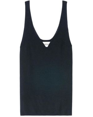 Bompard Fine-Knit Top - Black