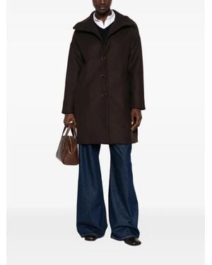 Sessun Paradise High-Neck Coat - Black