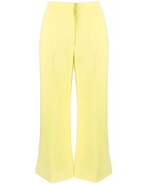 PUCCI Pressed-Crease Flared Trousers - Yellow
