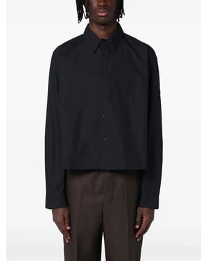 New Amsterdam Cotton Shirt - Black