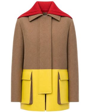 Loewe Abrigo De Lana - Naranja