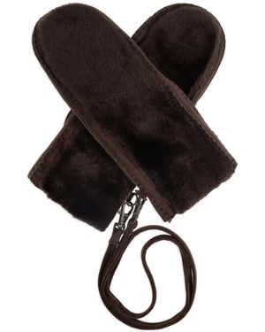 UGG シアリング グローブ - ブラック