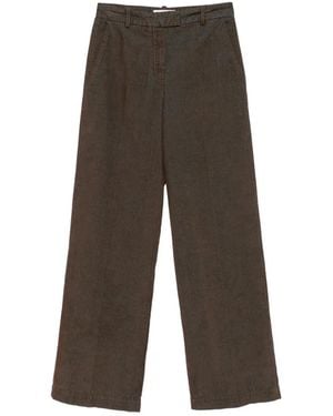 Circolo 1901 Corduroy Palazzo Pants - White