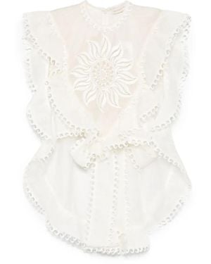Zimmermann Haut Balance Waterfall - Blanc