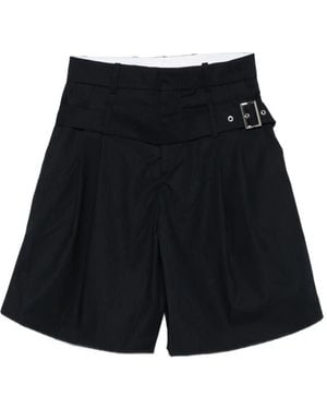Charles Jeffrey Shorts Gessati - Nero