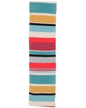 Paul Smith Sciarpa A Righe - Bianco