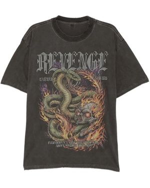 WARMAN T-Shirt Con Stampa - Grigio