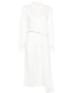 Manuel Ritz Belted Midi Dress - White