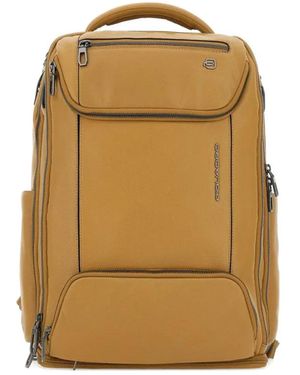 Piquadro 15.6インチ Pcケース バックパック - ナチュラル