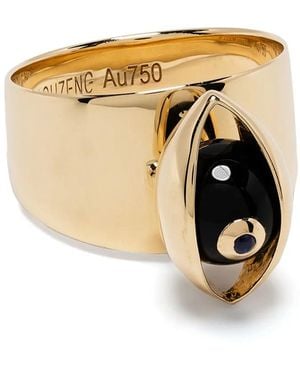 ZEEMOU ZENG Bague En Jaune 18Ct Ornée De Diamants - Métallisé