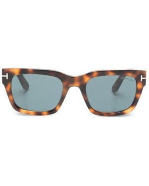 Tom Ford Andy Rectangle-Frame Sunglasses - Blue