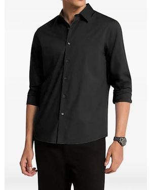 Michael Kors Chemise En Coton Stretch - Black