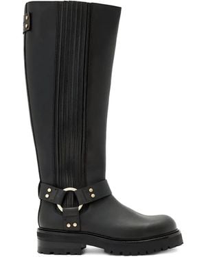 AllSaints Maddie Stiefel 450mm - Schwarz