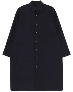 Yohji Yamamoto Hemd Im Layering-Look - Blau