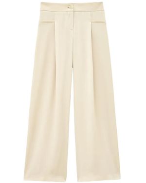 Ba&sh Wallie Pleated Tailored Pants - White