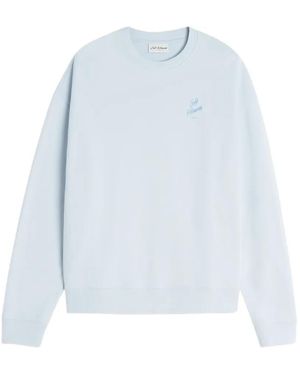 Café Kitsuné Sudadera Con Logo Bordado - Azul