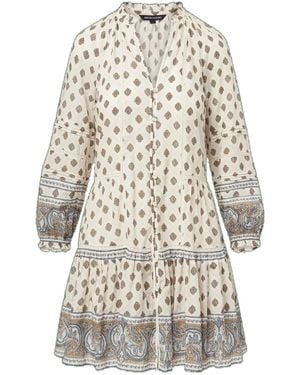 Veronica Beard Belissa Paisley-Print Dress - White